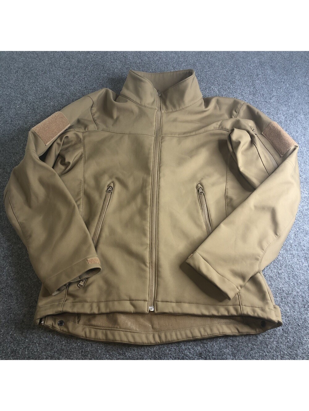 Tru-Spec Tactical Combat Jacket Mens Medium Regular Coyote Tan Military